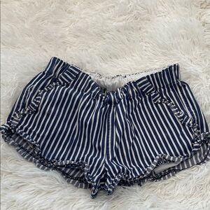Crewcuts navy and white striped shorts. Size 12. No stains or holes.